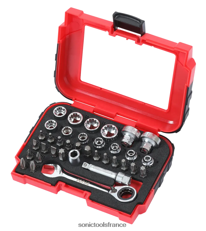 Sonic Jeu de 36 douilles et embouts 1/4" classique N8FZ60322