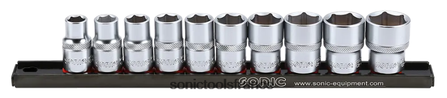 Sonic jeu de douilles sur rail 1/2" 10 pièces dernier N8FZ60951