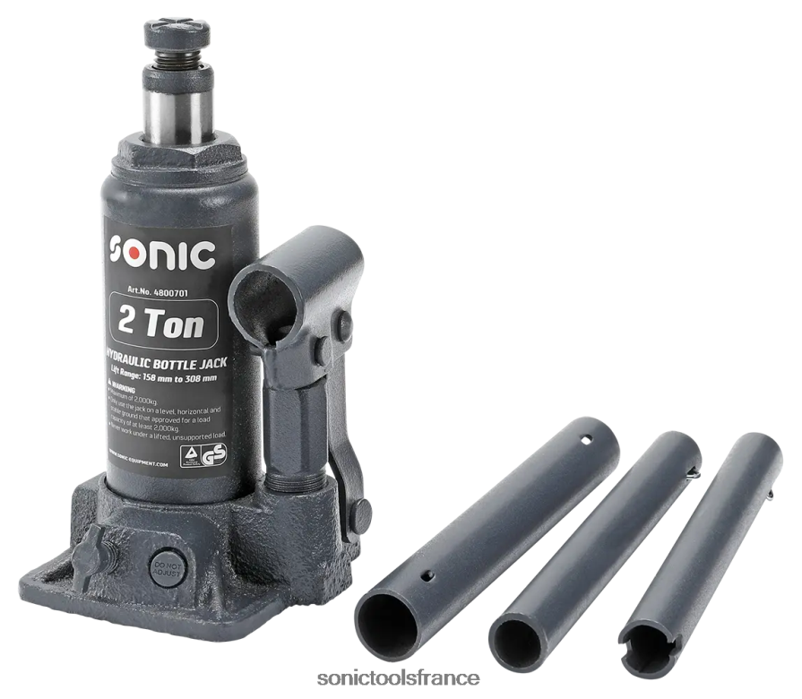 Sonic cric bouteille 2 tonnes fiable N8FZ60720
