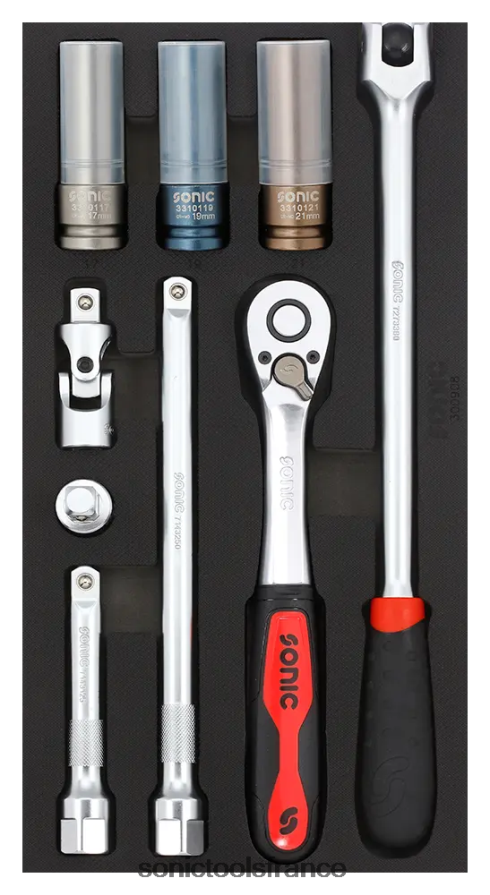 Sonic jeu d'accessoires 1/2" sfs 1/3 9 pcs fiable N8FZ60212