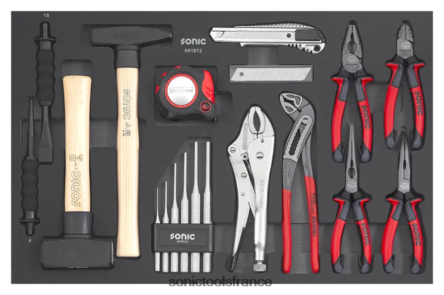 Sonic Eva 18pc ciseau, pinces et marteau dernier N8FZ60855