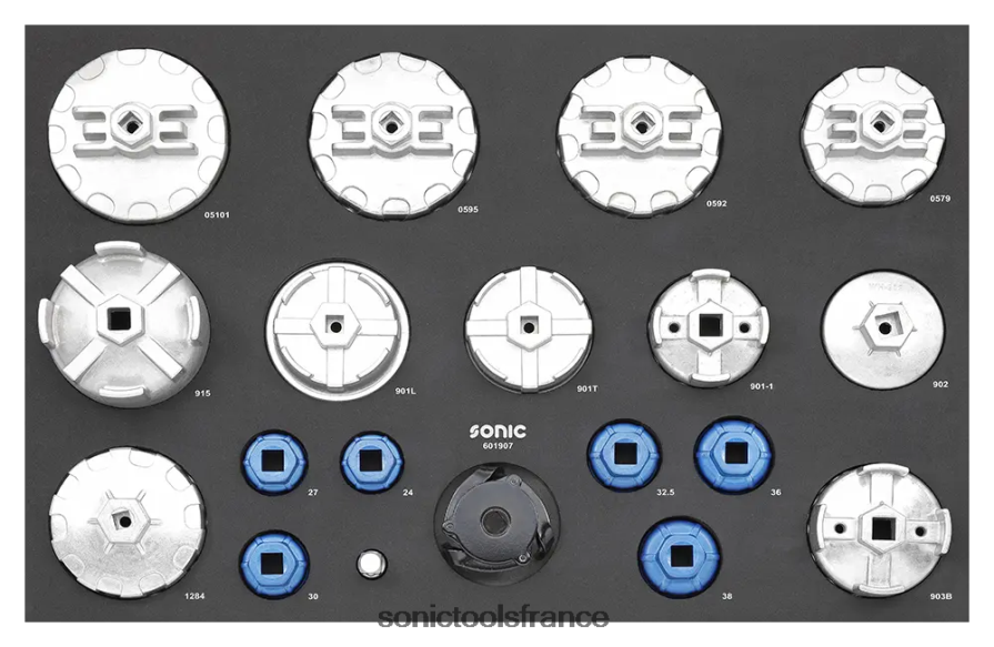 Sonic Jeu de 19 clés pour filtre à huile en aluminium, sfs dernier N8FZ60221