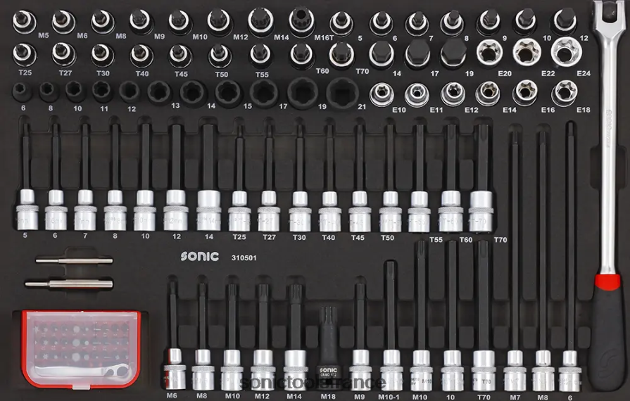 Sonic ensemble combiné 1/2" sfs 105-pcs dernier N8FZ60839