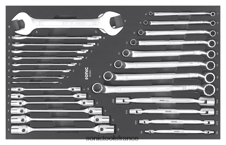 Sonic jeu de clés eva 28 pièces pratique N8FZ60857