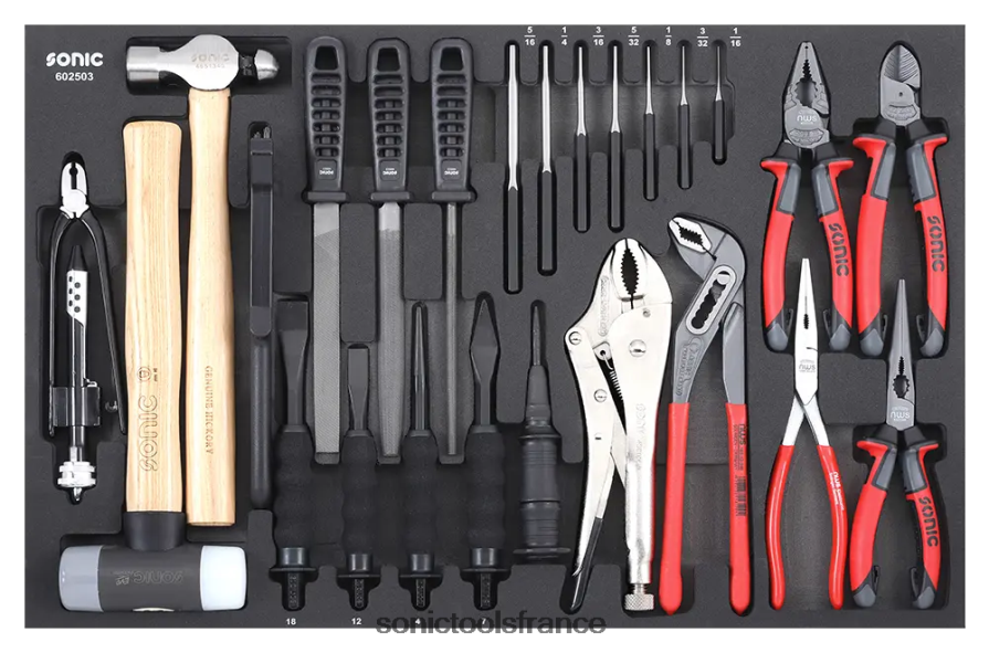 Sonic jeu de pinces et de poinçons sfs 25 pièces (aviation) fiable N8FZ60870