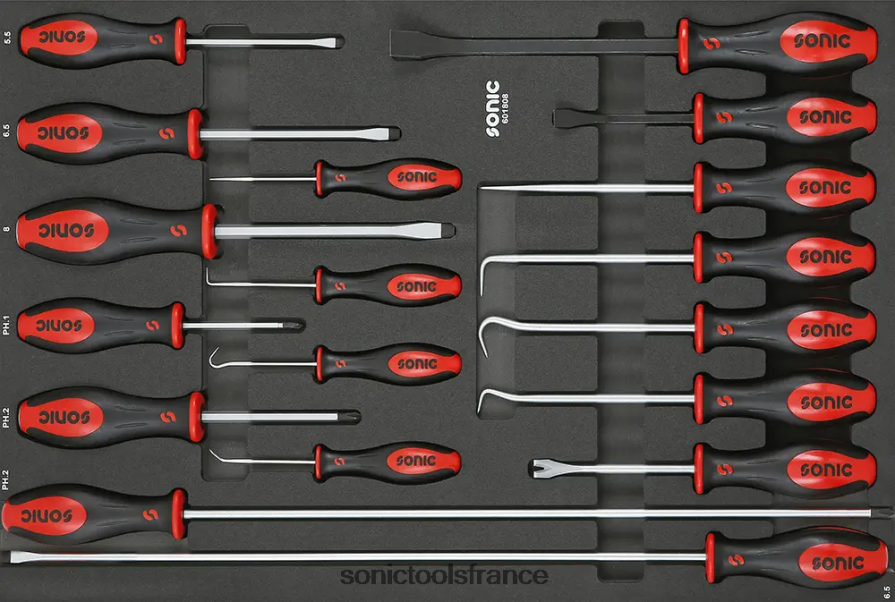 Sonic jeu de tournevis sfs 18 pièces fiable N8FZ60878