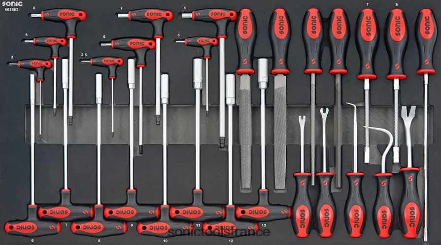 Sonic Jeu d'écrous hexagonaux et de clés SFS 27 pièces dernier N8FZ60249