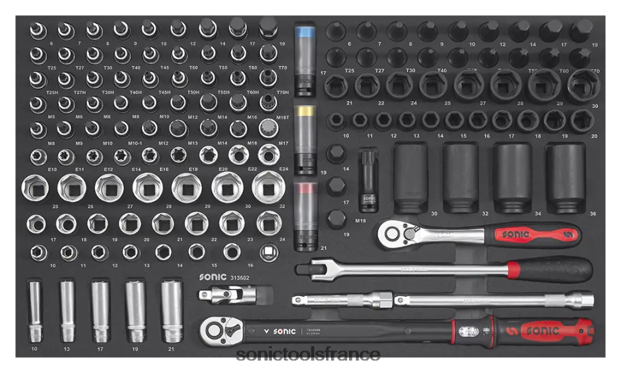Sonic ejumbo 136pc 1/2 ensemble combiné classique N8FZ60242