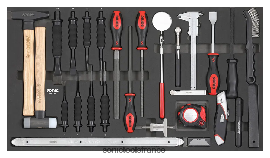 Sonic jeu de marteaux et burins sfs 27 pcs fiable N8FZ60248