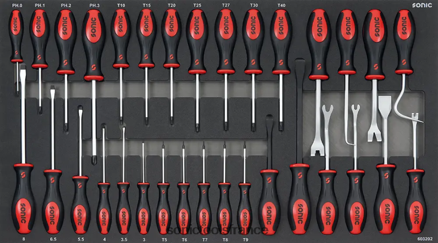 Sonic jeu de tournevis sfs 32 pièces classique N8FZ60912