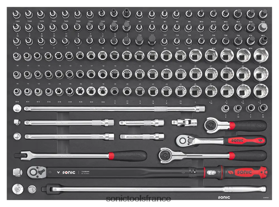 Sonic Ensemble combiné 145 pièces 1/2" fiable N8FZ60252