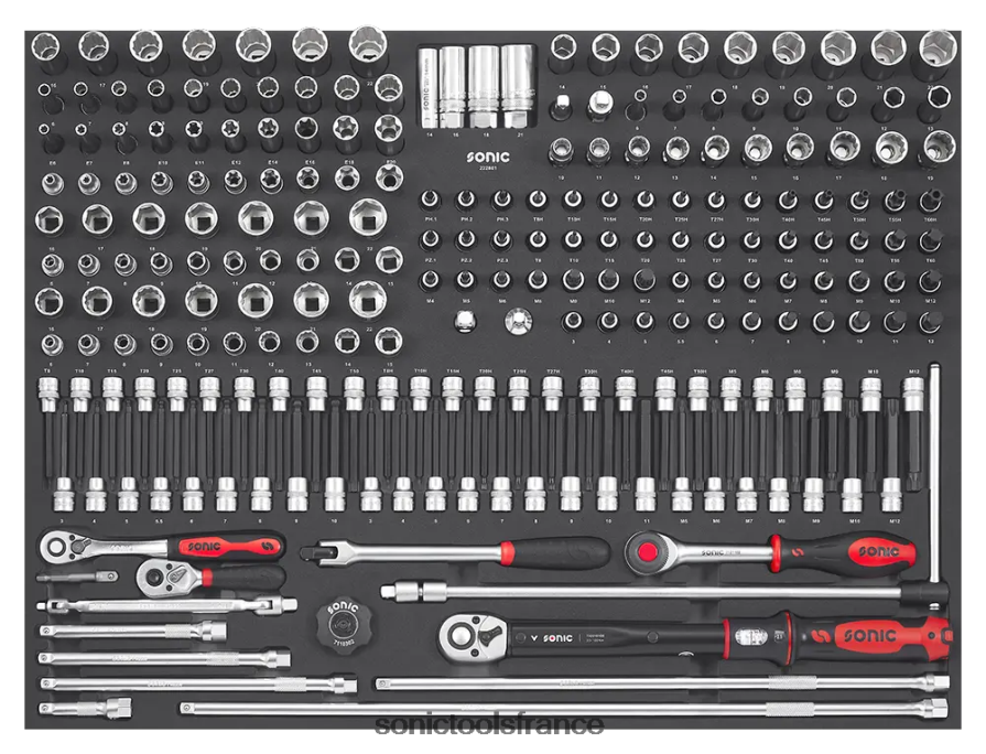 Sonic Ensemble combiné 228 pièces 3/8" dernier N8FZ60253