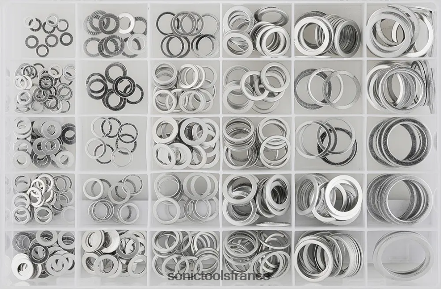 Sonic assortiment de rondelles en aluminium 300pcs classique N8FZ60450