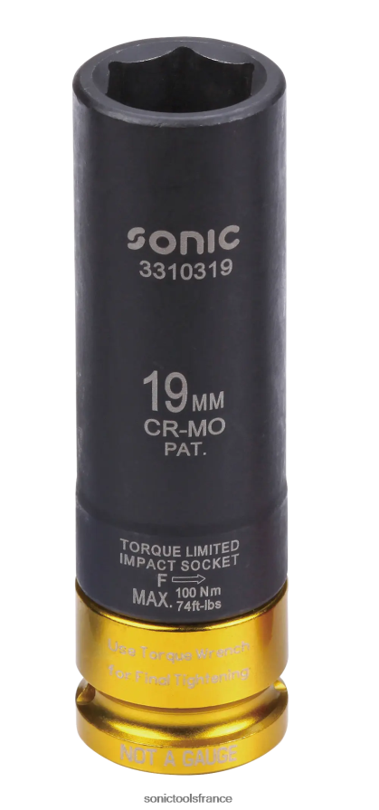 Sonic douille à chocs dynamométrique 1/2" 19mm fiable N8FZ602082