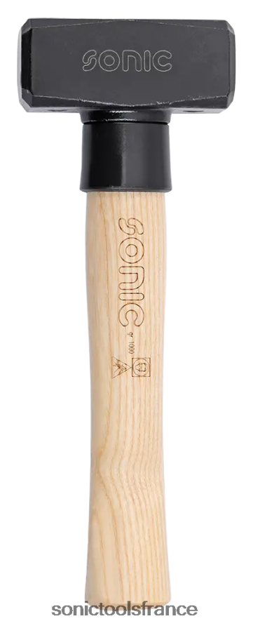 Sonic marteau à lapider 1000gr. avec manche en frêne fiable N8FZ60396