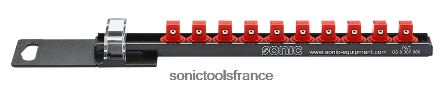 Sonic Rail à douille 1/4"+3/8" avec 5+5 clips pratique N8FZ602177