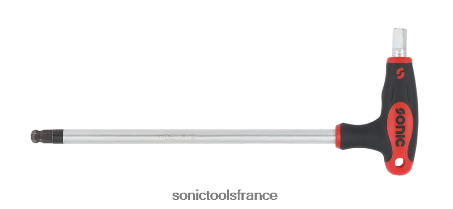 Sonic Clé à six pans à extrémité sphérique avec poignée en L extra longue 3 mm dernier N8FZ601083