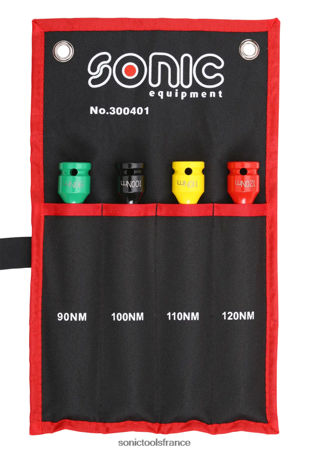 Sonic jeu d'extensions de torsion 1/2" 4 pcs fiable N8FZ60708