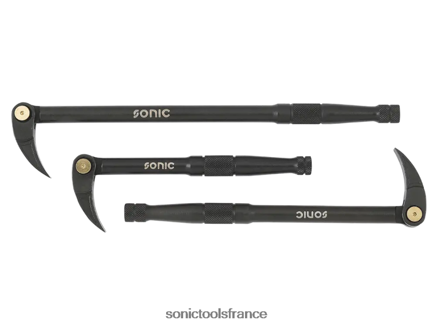 Sonic jeu de leviers à cliquet indexables 3 pièces. pratique N8FZ60607
