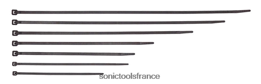 Sonic tie rap 36x140 100 pièces en sachet (noir) dernier N8FZ60709