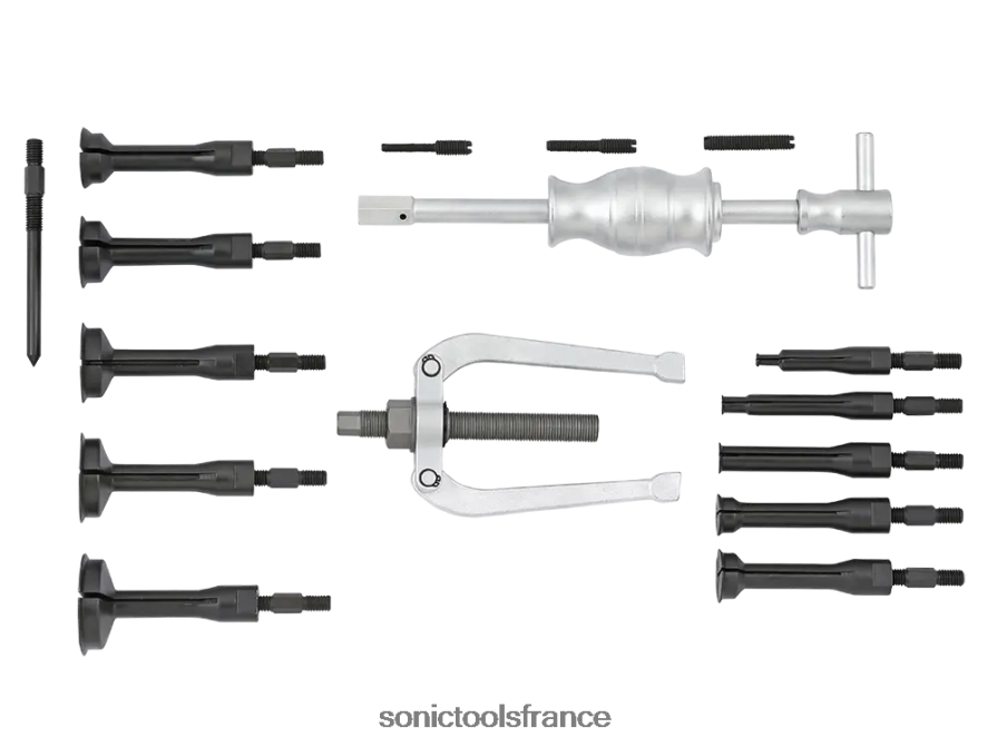 Sonic Jeu d'extracteurs de roulements pour trous borgnes, 16 pièces. fiable N8FZ60672