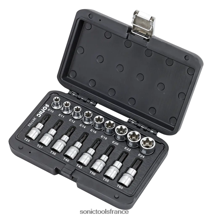 Sonic jeu de douilles à embouts 1/2" 17pcs bmcs dernier N8FZ60289