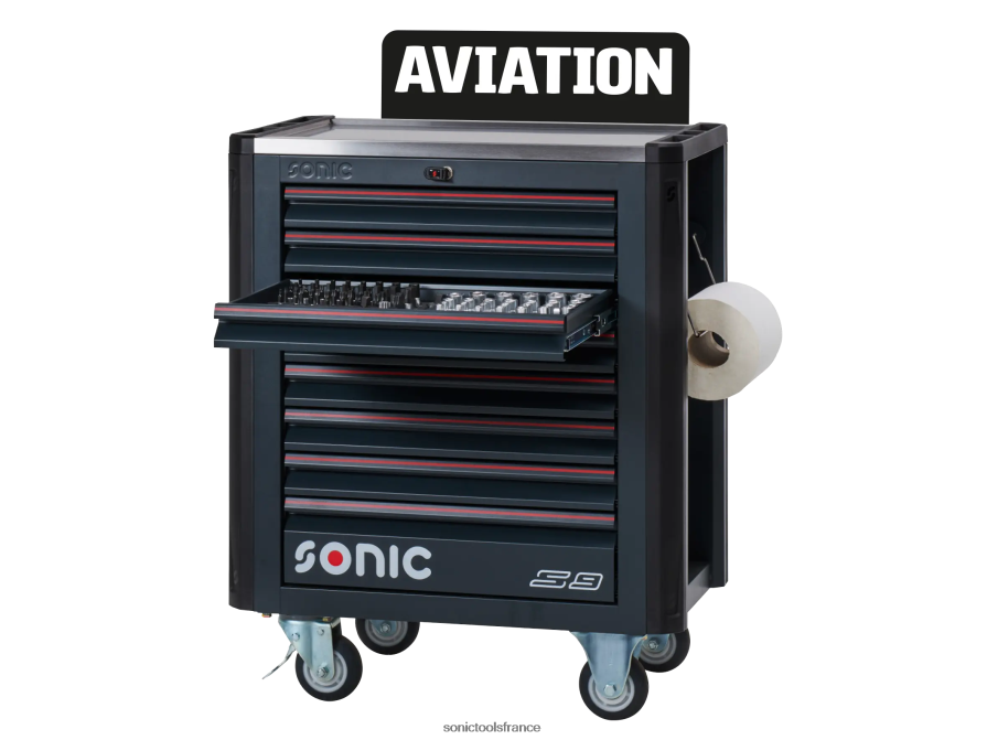 Sonic boîte à outils remplie next s9 263-pcs (aviation) fiable N8FZ6012