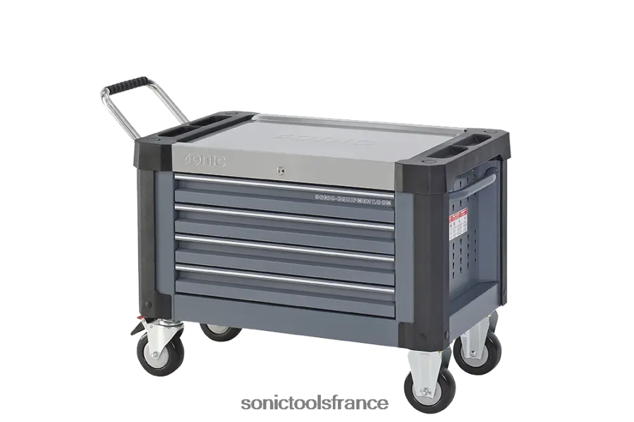 Sonic chariot topbox vide s9 4 tiroirs gris foncé (ral7011) classique N8FZ60182