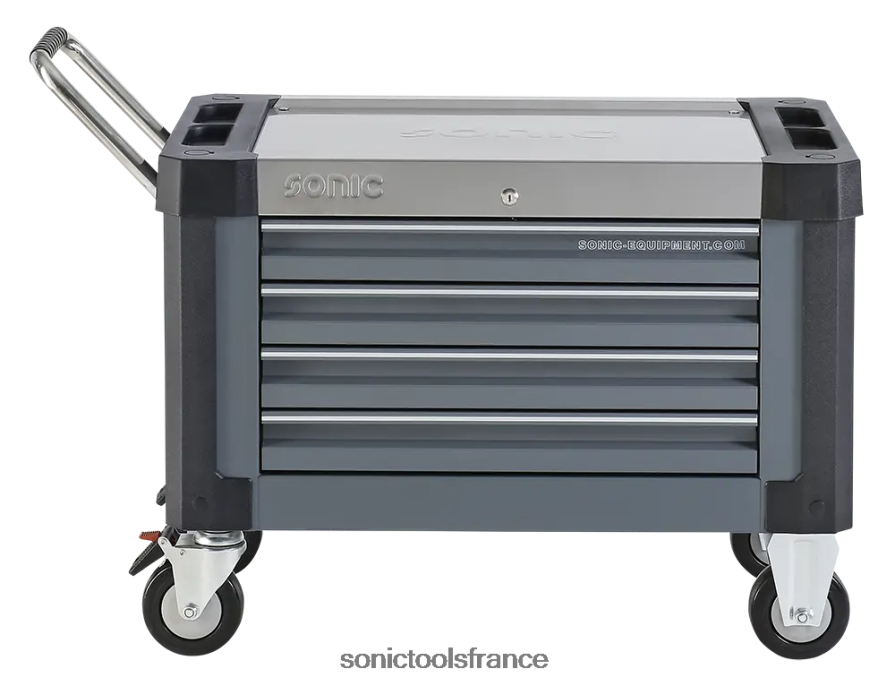 Sonic chariot topbox vide s9 4 tiroirs gris foncé (ral7011) classique N8FZ60182